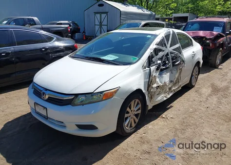 2012 Honda Civic Ex from USA, damaged, VIN 19XFB2F89CE047892